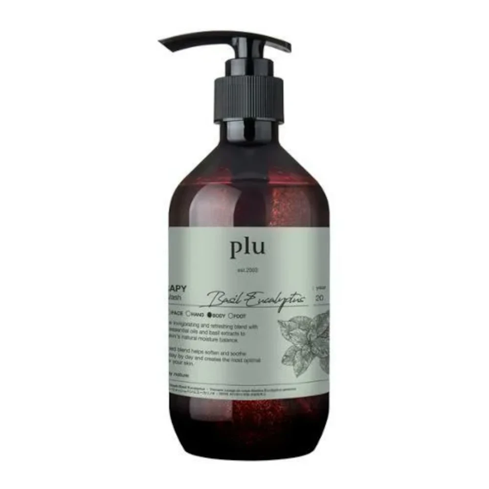 plu Therapy Body Wash Basil Eucalyptus - orzeźwiający żel pod prysznic BAZYLIA & EUKALIPTUS 500ml