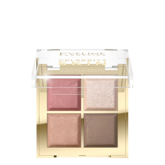 Eveline Cosmetics Celebrity skin Wypiekana paleta wielofunkcyjna do konturowania 4w1 16g