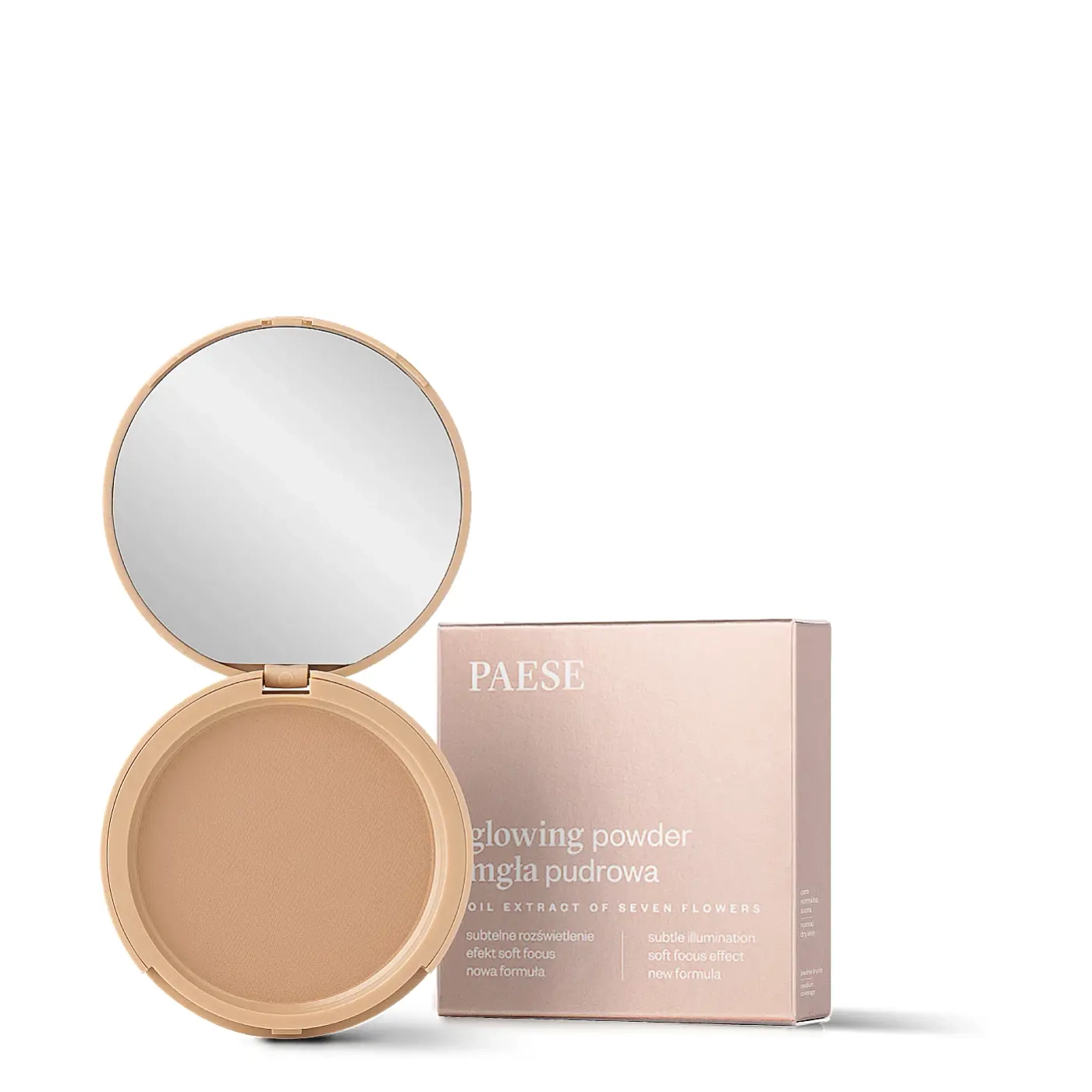 Paese Glowing Powder Mgła Pudrowa 13 Golden Beige 