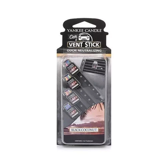 Yankee Candle CAR Vent Stick Zapach do samochodu Black Coconut