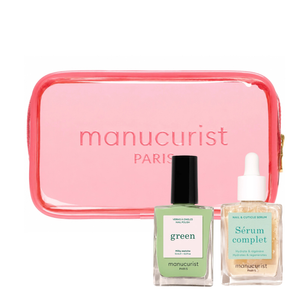 Manucurist Zestaw Kosmetyczka + Serum + Milky Matcha