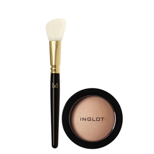 Inglot x M BRUSH Zestaw do konturowania - Pędzel i bronzer 42