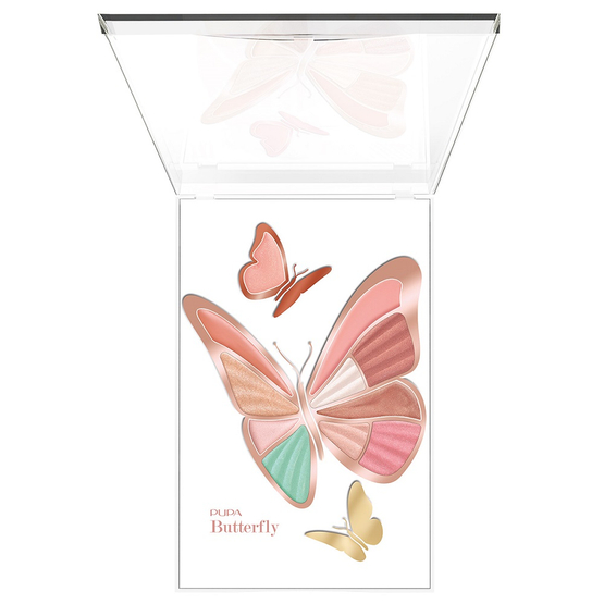 Pupa Milano Butterfly paleta do makijażu 004 Pastel Touch 14.3g