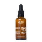 Veoli Botanica BOOST YOUR ROOTS stymulująco-rozgrzewająca wcierka wodna do skalpu z 3% Baicapil™, 2% komórek macierzystych jabłka i 2% ekstraktu z palmy sabałowej 50ml