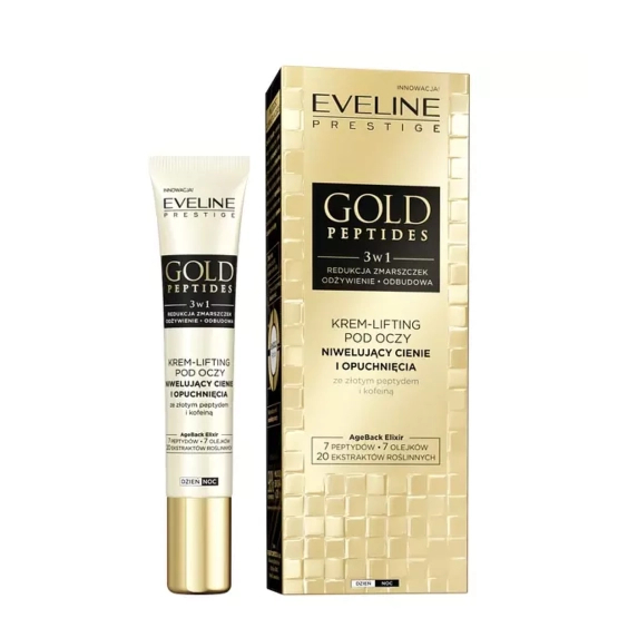 Eveline Cosmetics GOLD PEPTIDES Krem-lifting pod oczy, 20 ml