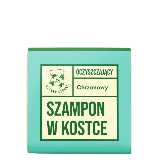 Cztery Szpaki Oczyszczający szampon w kostce Chrzanowy 75 g