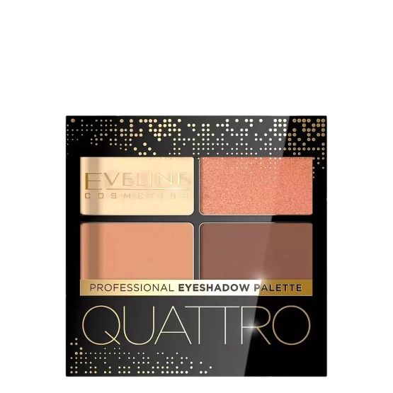 Eveline Cosmetics Quattro Professional Eyeshadow Palette paletka cieni do powiek 01 3.2g