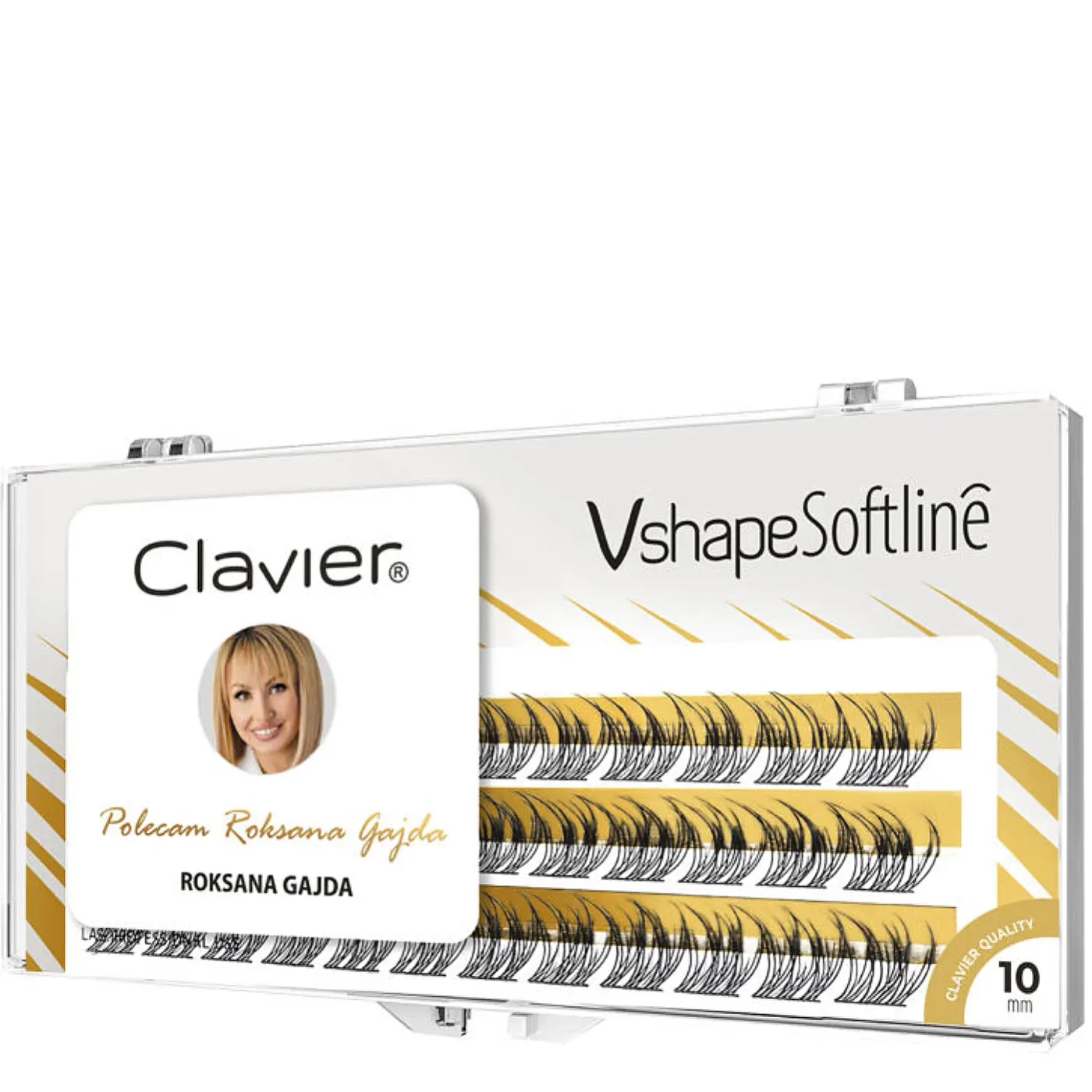 Clavier Vshape Softline by Roksana Gajda - Kępki Rzęs 10 mm