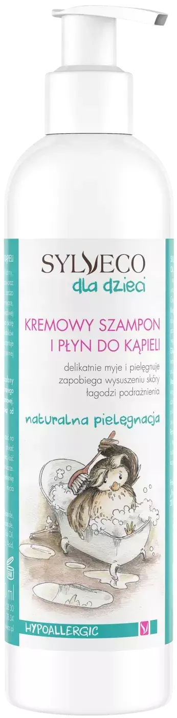 SYLVECO DLA DZIECI Kremowy szampon i płyn do kąpieli
