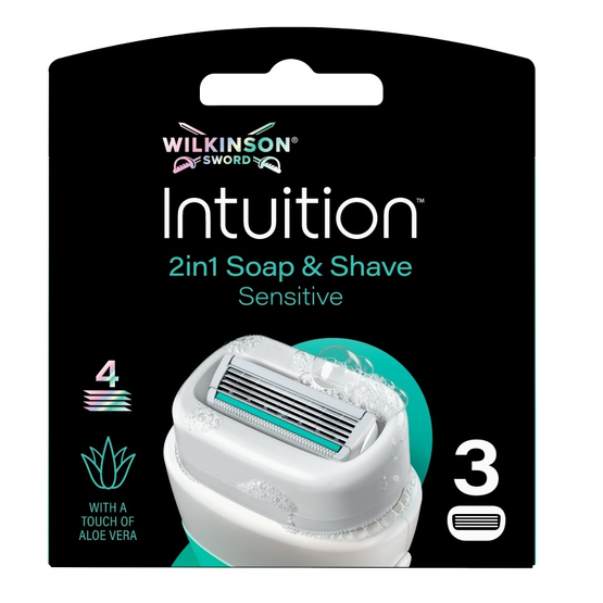 Wilkinson Intuition Sensitive wkłady z 4 ostrzami 3szt