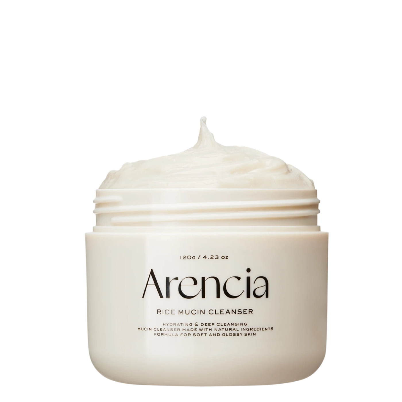 Arencia Rice Mucin Cleanser - Rozjaśniająco-Nawilżająca Pasta do Mycia Twarzy 120g