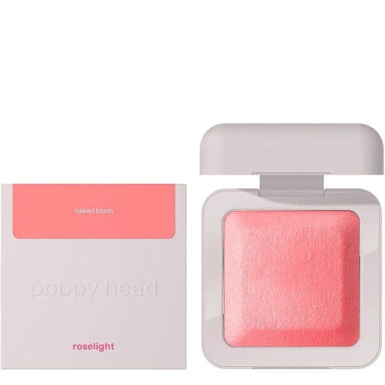 POPPY HEAD Roselight Blush - Wypiekany róż rozświetlający 02 Peach Pearl 8.2 g