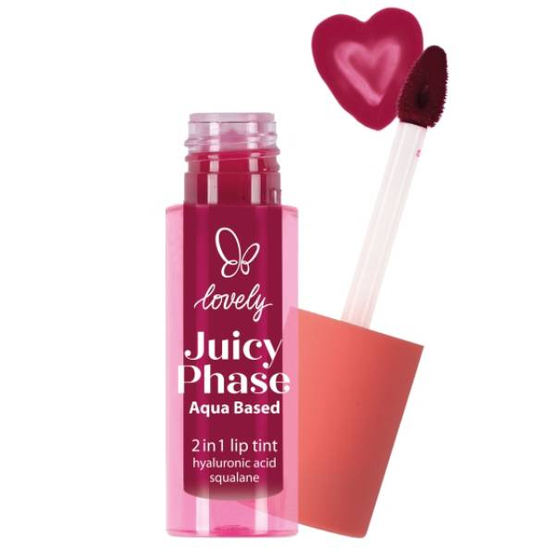 Lovely Juicy Phase Aqua Based 2 in 1 Lip Stain tint do ust 04 4g