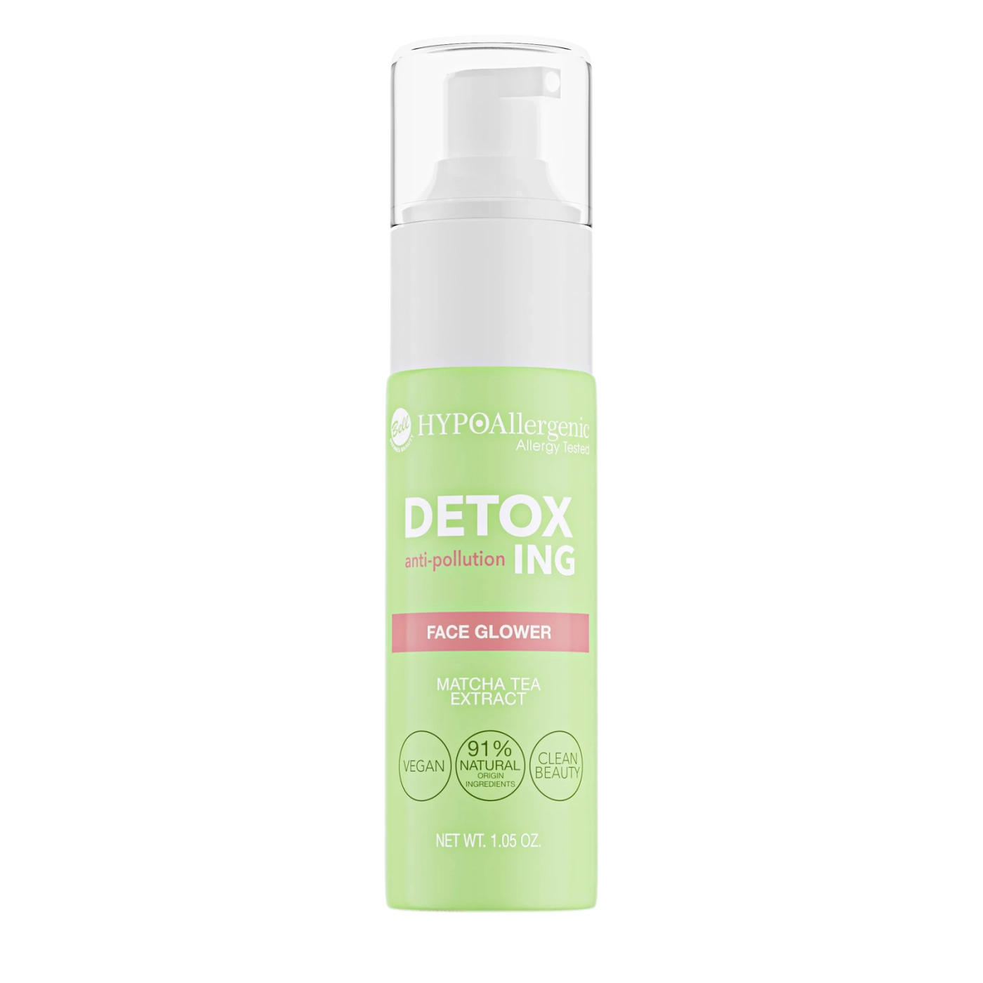 Bell HYPOAllergenic Detox Face Glower Gel 01 - Hypoalergiczne serum antyoksydacyjne pod makijaż 30g