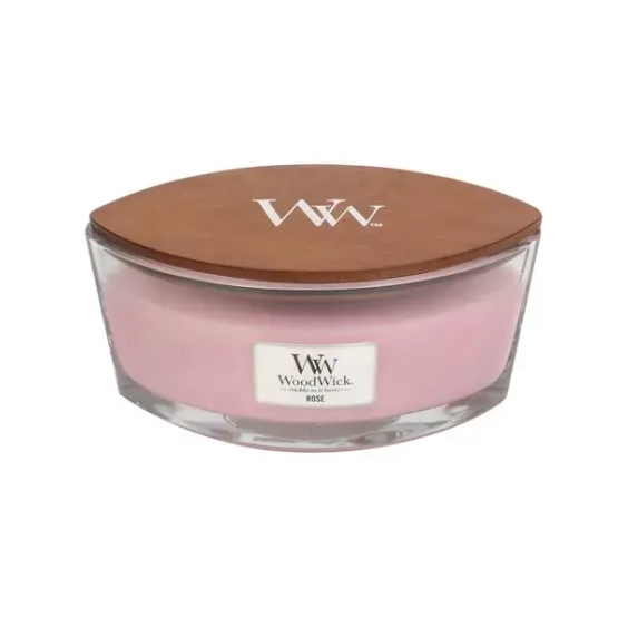 WoodWick Świeca Heartwick Rose