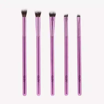 GLOV Zestaw pędzli do makijażu oczu GLOV Eye Brushes fioletowy