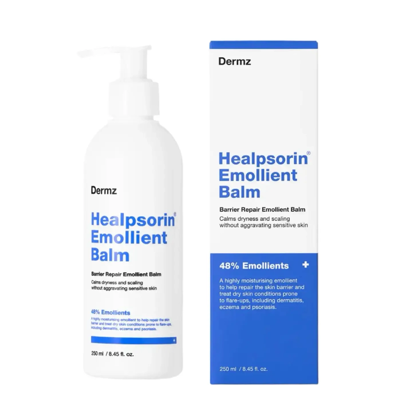 Dermz Labs Healpsorin Emollient Balm - Balsam Emolientowy łagodząco-nawilżający 250 ml