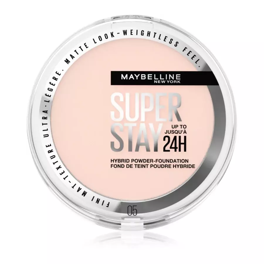 Maybelline SuperStay 24H Hybrid Powder-Foundation prasowany puder w kompakcie matujący 05