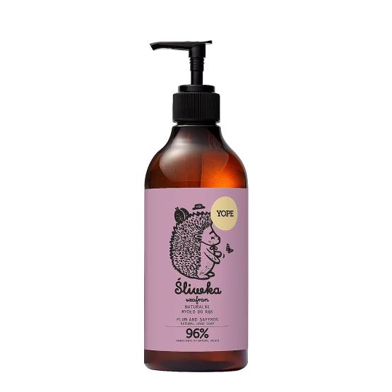 YOPE Botanica Śliwka Szafran Mydło w płynie 500 ml