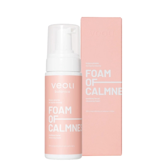 Veoli Botanica FOAM OF CALMNESS Kojąca pianka do mycia twarzy 150ml