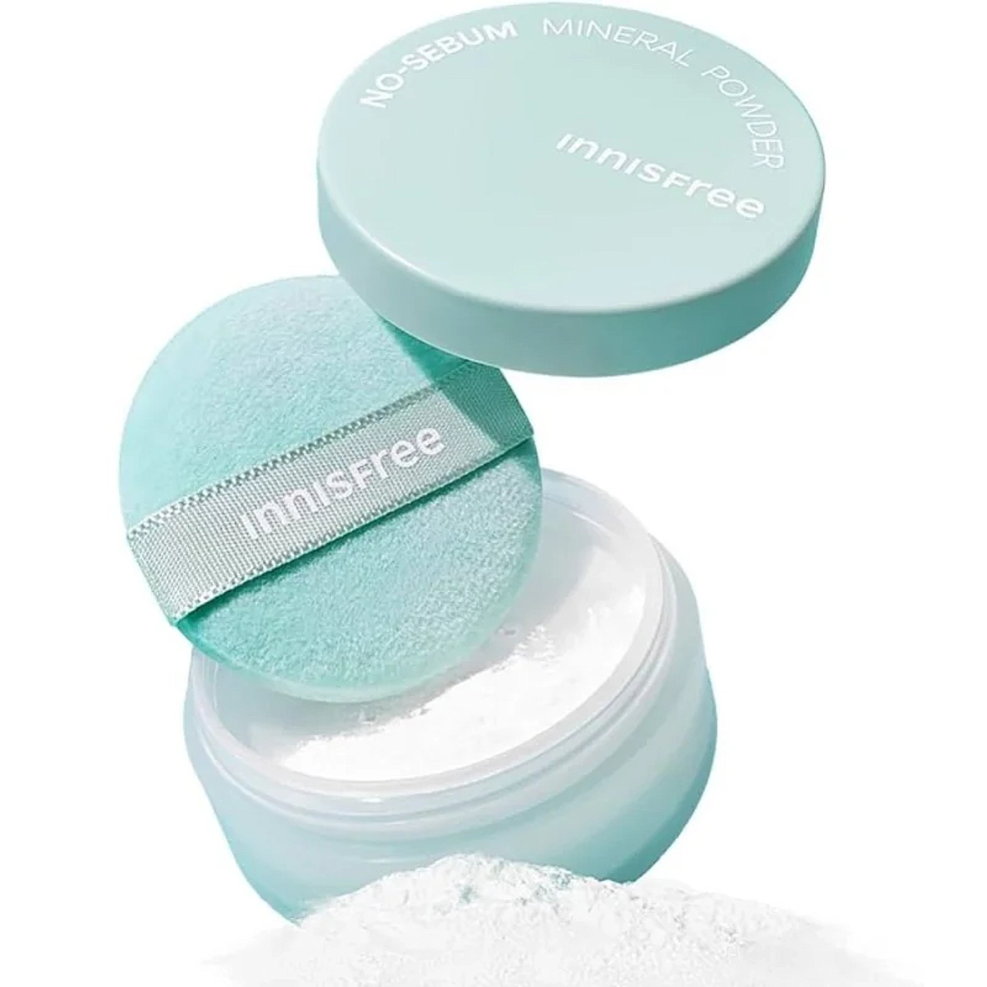 Пудра для лица innisfree No Sebum Mineral Pact минеральная матирующая, в футляре с аппликатором, 5 г — фото 3