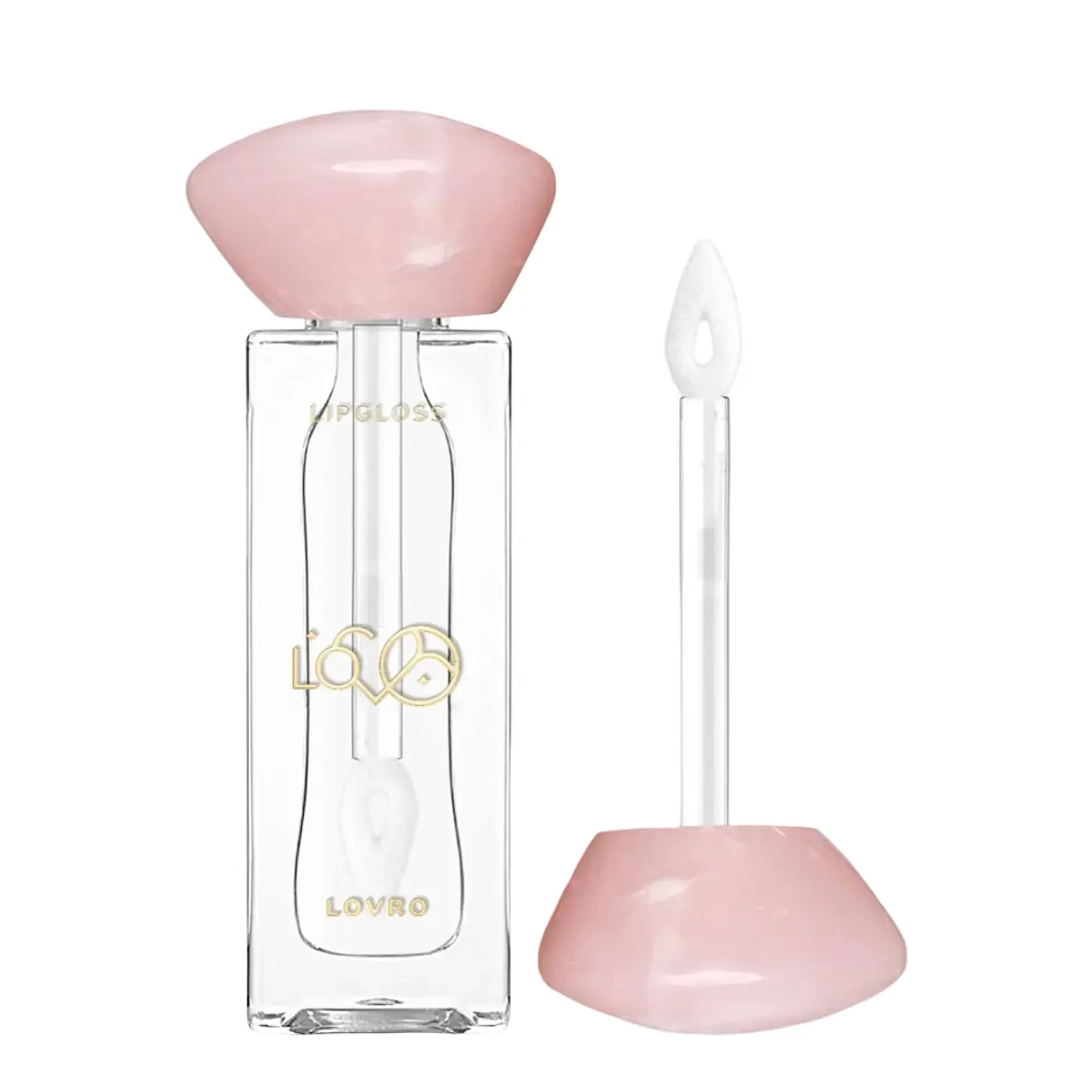 LOVRO Bloomlight Lipgloss - Błyszczyk optycznie powiększający usta z efektem chłodzenia 01 Pure Shine 5,5g