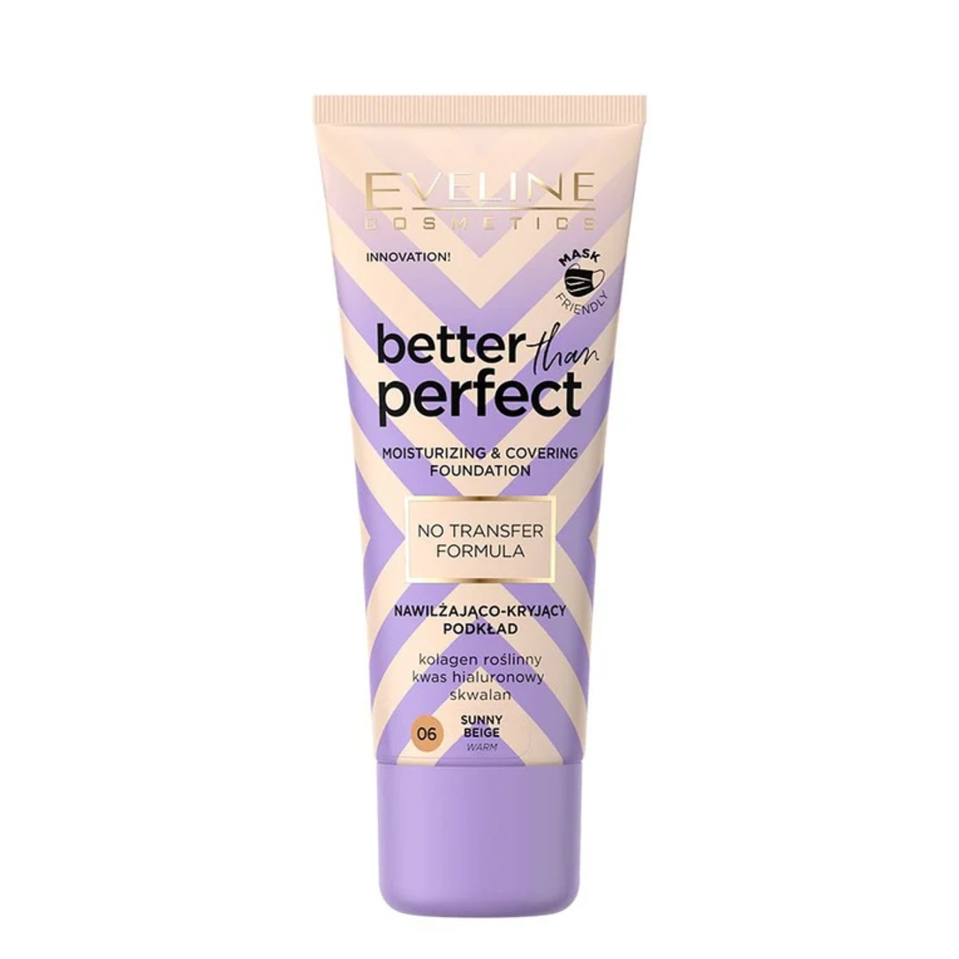 Eveline Cosmetics BETTER THAN PERFECT Nawilżająco-kryjący podkład 06 30ml