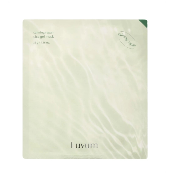 Luvum Calming Repair Cica Gel Mask - Hydrożelowa maseczka w płachcie z ekstraktem z młodej wąkroty azjatyckiej