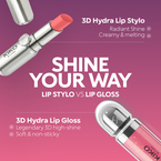 KIKO Milano 3D Hydra Lipgloss zmiękczający błyszczyk do ust z efektem 3D 34 Pearly Blood Orange 6.5ml