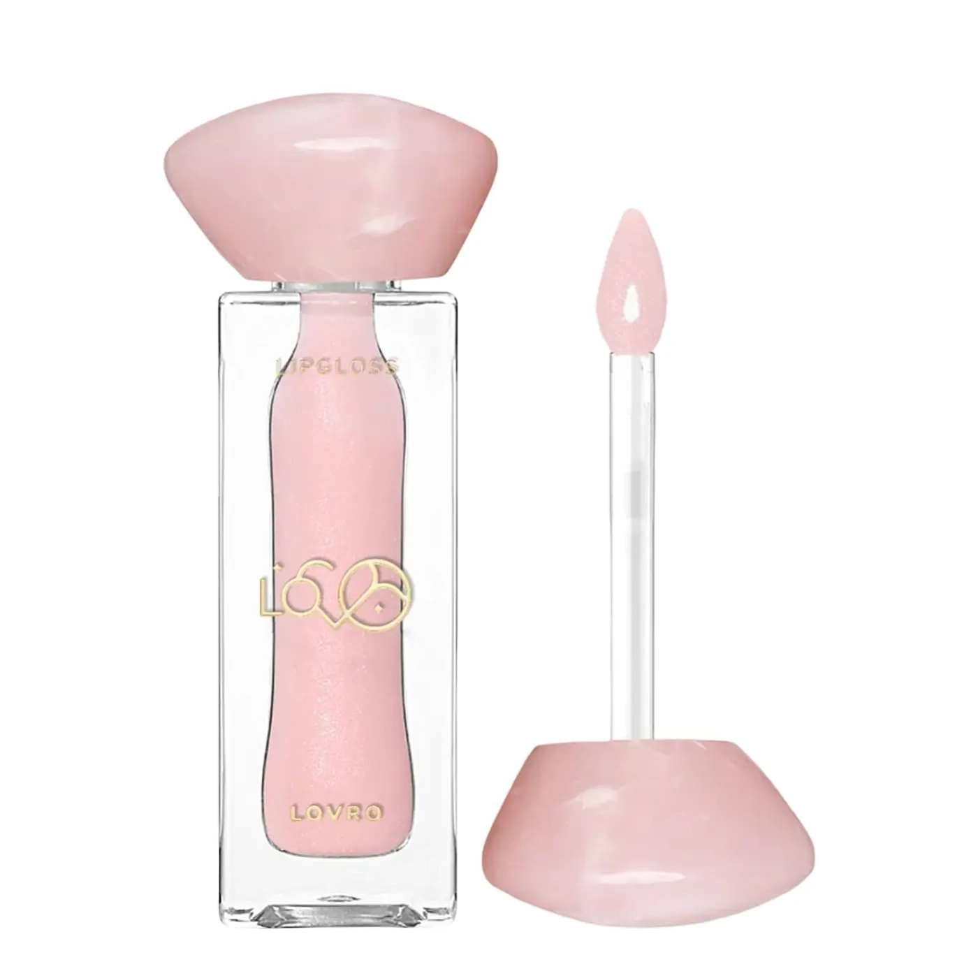 LOVRO Bloomlight Lipgloss - Błyszczyk optycznie powiększający usta z efektem chłodzenia 02 Quartz Kiss 5,5g