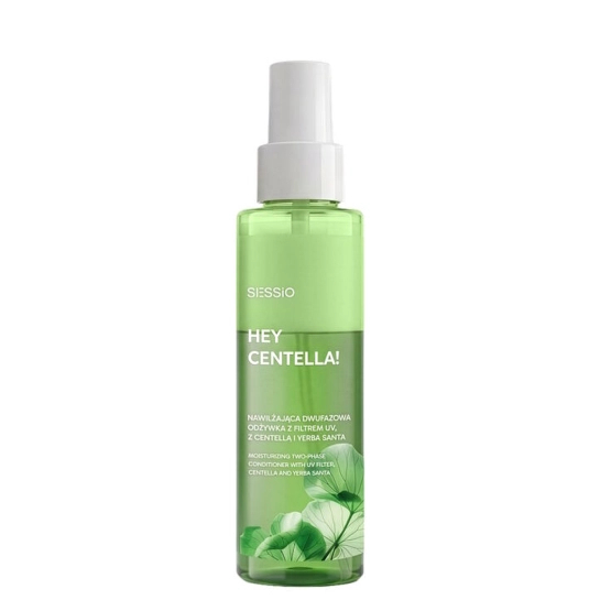 Sessio Hey Centella! Nawilżająca dwufazowa odżywka z filtrem UV, Centellą i Yerba Santa 150 ml