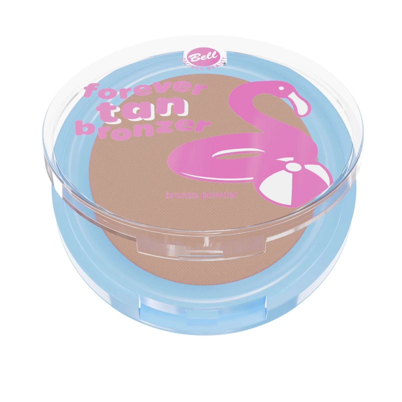 Bell Wodoodporny puder brązujący do twarzy Summer Vibes FOREVER TAN BRONZER 001