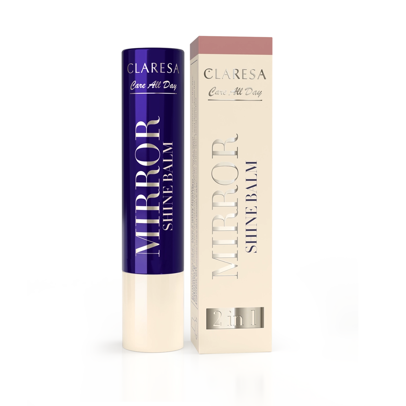 Claresa Care All Day MIRROR SHINE BALM Błyszczyk w sztyfcie Tea Time 3g