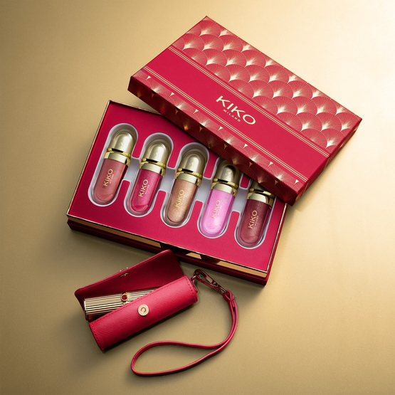 KIKO Milano Twist 'N Twinkle Holiday Secret Santa Gift Set zestaw podarunkowy kosmetyków do makijażu
