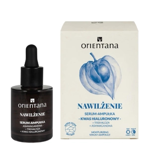 Orientana ASHWAGANDHA Serum-ampułka NAWILŻENIE Ashwagandha Kwas hialuronowy Trehaloza 30ml