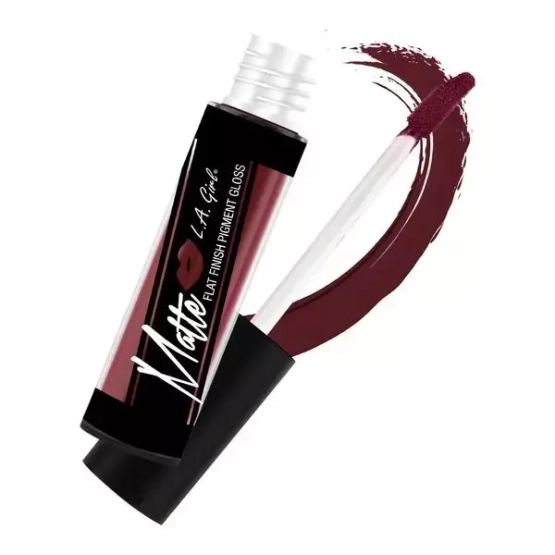 L.A. Girl Matte Flat Finish Pigment Gloss matowy błyszczyk 844 Blackstage