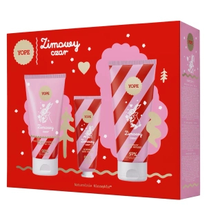 YOPE Zestaw Zimowy Czar Zestaw Prezentowy - Żel pod prysznic 200 ml + Balsam do ciała 150 ml + Krem do rąk 50 ml
