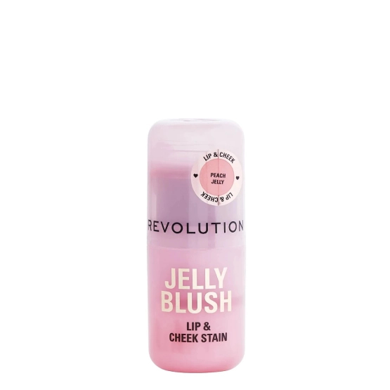 Revolution Jelly Blush Stick Lip and Cheek Stain - Żelowy róż do ust i policzków Peach