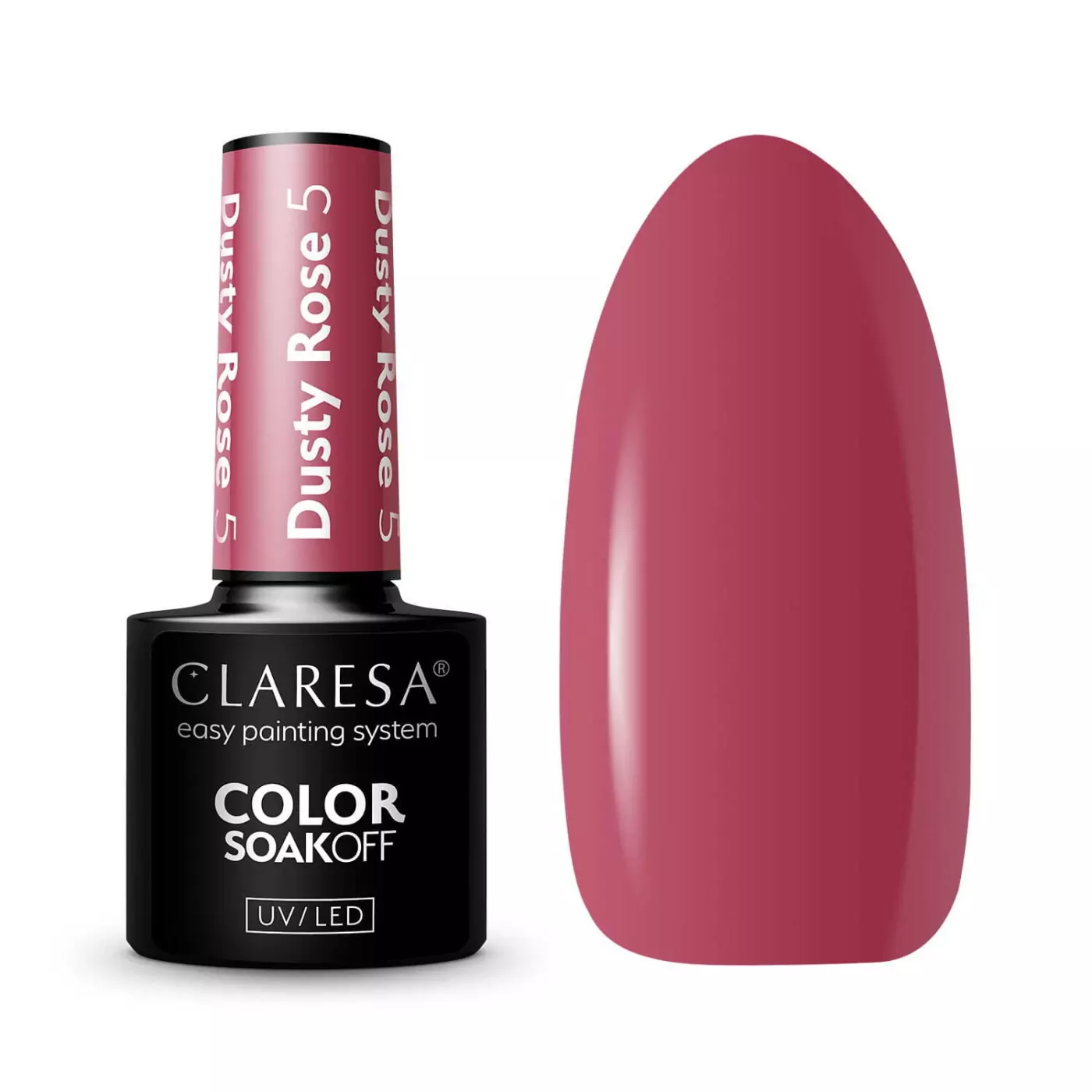 Claresa Nails Lakier hybrydowy DUSTY ROSE 5 5g