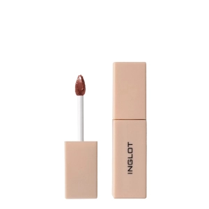 Inglot Glazed Lips Pomadka w płynie z SPF 50+ 87 Hazelnut Mousse
