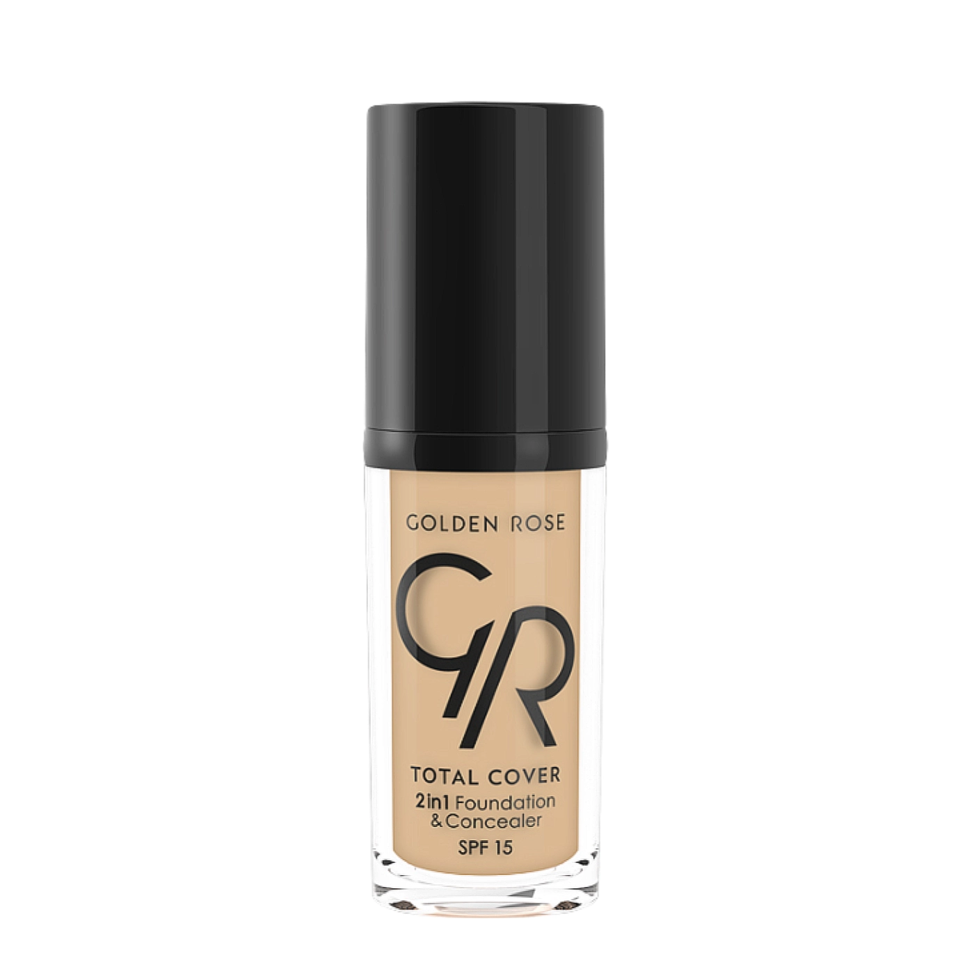 Golden Rose Total Cover 2 in 1 Foundation & Concealer - Kryjący podkład i korektor 2 w 1 - 03