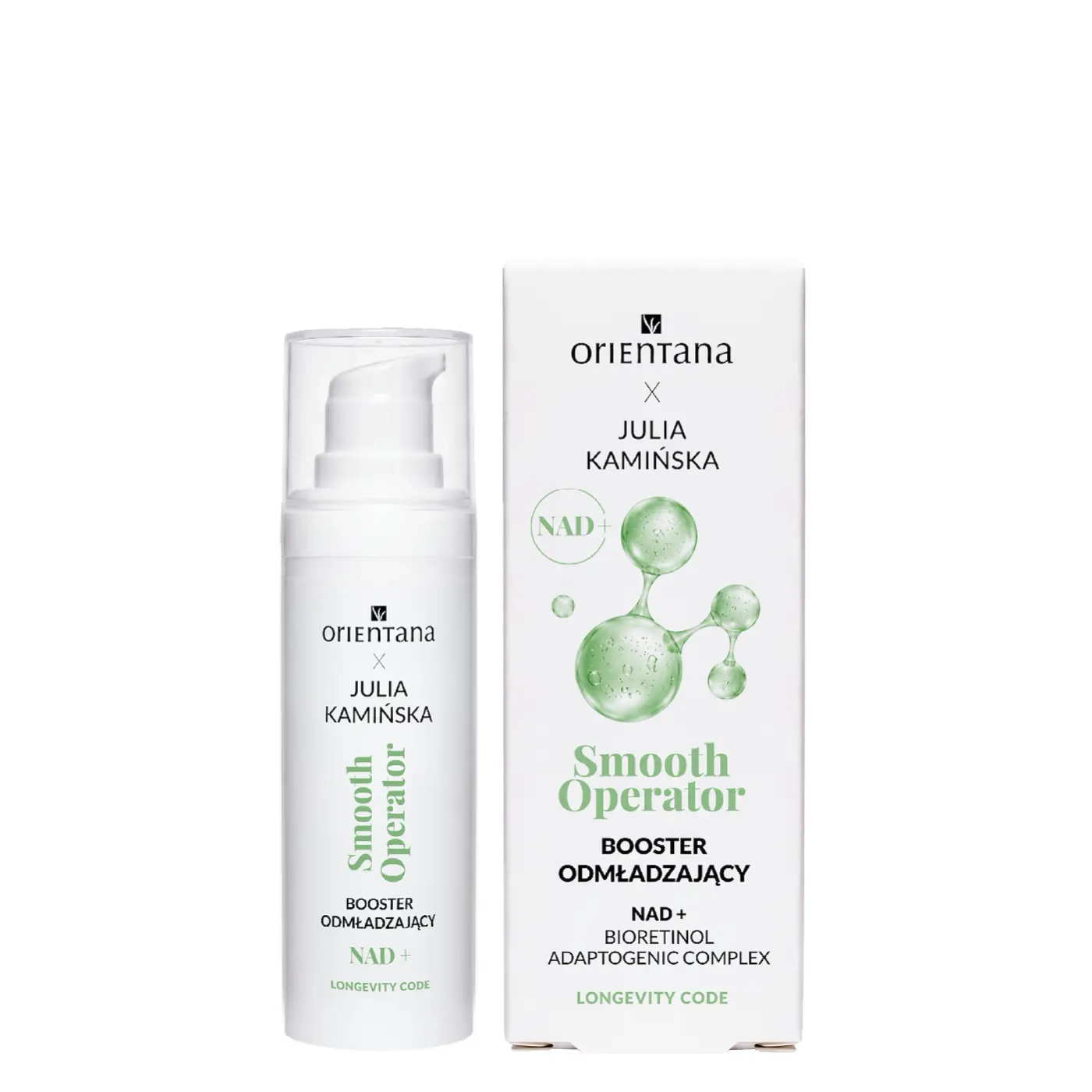 Orientana x Julia Kamińska LONGEVITY CODE Smooth Operator Booster odmładzający 30ml