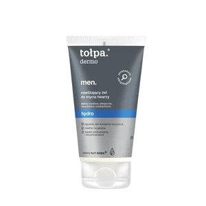 tołpa. dermo men, nawilżający żel do mycia twarzy, 150ml