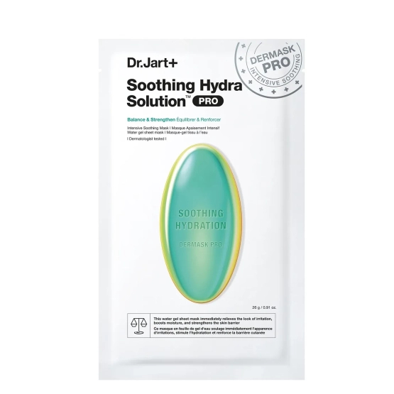 Dr.Jart+ Soothing Hydra Solution PRO Mask - Intensywnie łagodząca maska do twarzy w płachcie 1 szt.