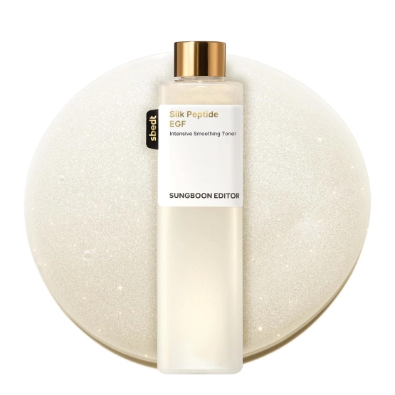 Sungboon Editor Silk Peptide EGF Intensive Smoothing Toner - intensywnie wygładzający toner z peptydami i EGF 300ml