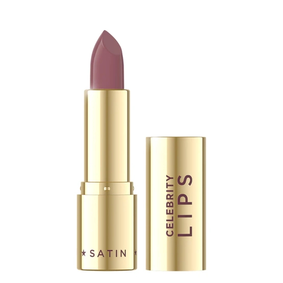 Eveline Cosmetics Celebrity Lips Satin Kremowa pomadka o satynowym wykończeniu - 601 heat