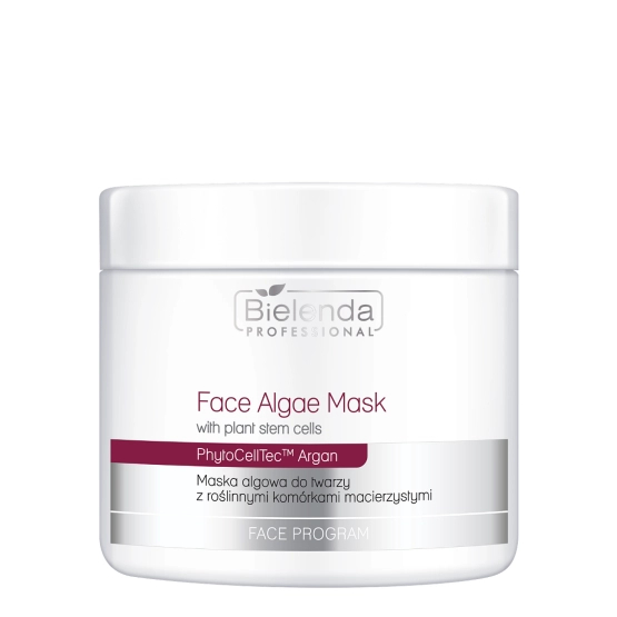 Bielenda Professional Face Algae Mask - Maska algowa do twarzy z komórkami macierzystymi PhytoCellTec TM Argan 190 g