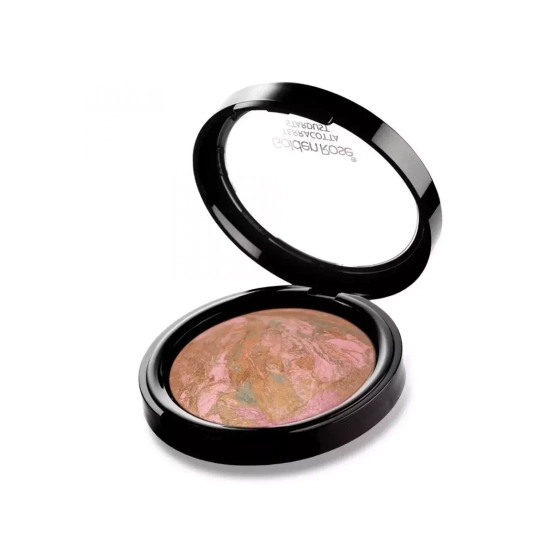 Golden Rose Baked Stardust Wypiekany puder rozświetlający z drobinkami złota 103