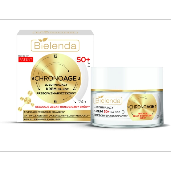 Bielenda CHRONO AGE 24 H Ujędrniający krem przeciwzmarszczkowy 50+ na noc 50 ml