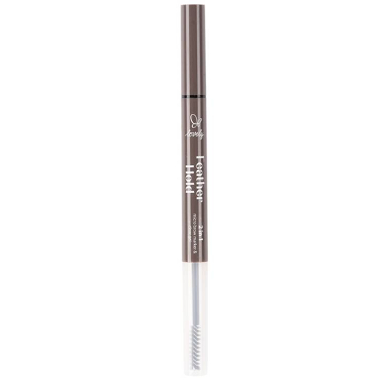 Lovely Feather Hold 2 in 1 Brow Marker & Clear Gel marker i żel do brwi 02